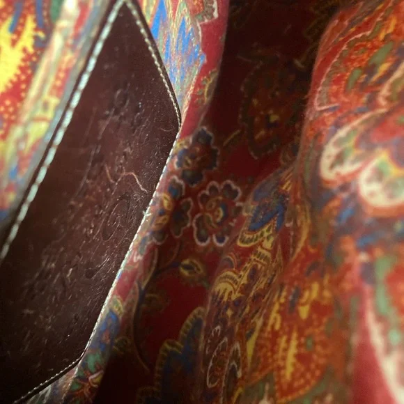 Brighton Straw shoulder purse, Brown and Tan Woven Women's Bag pre owned. - Picture 9 of 15